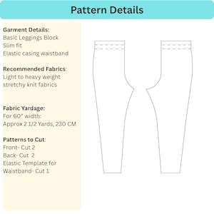 Men's Tights Leggings Sewing Pattern: Activewear, Dance, Cosplay Meggings (XS–6X) (PDF Pattern) image 7