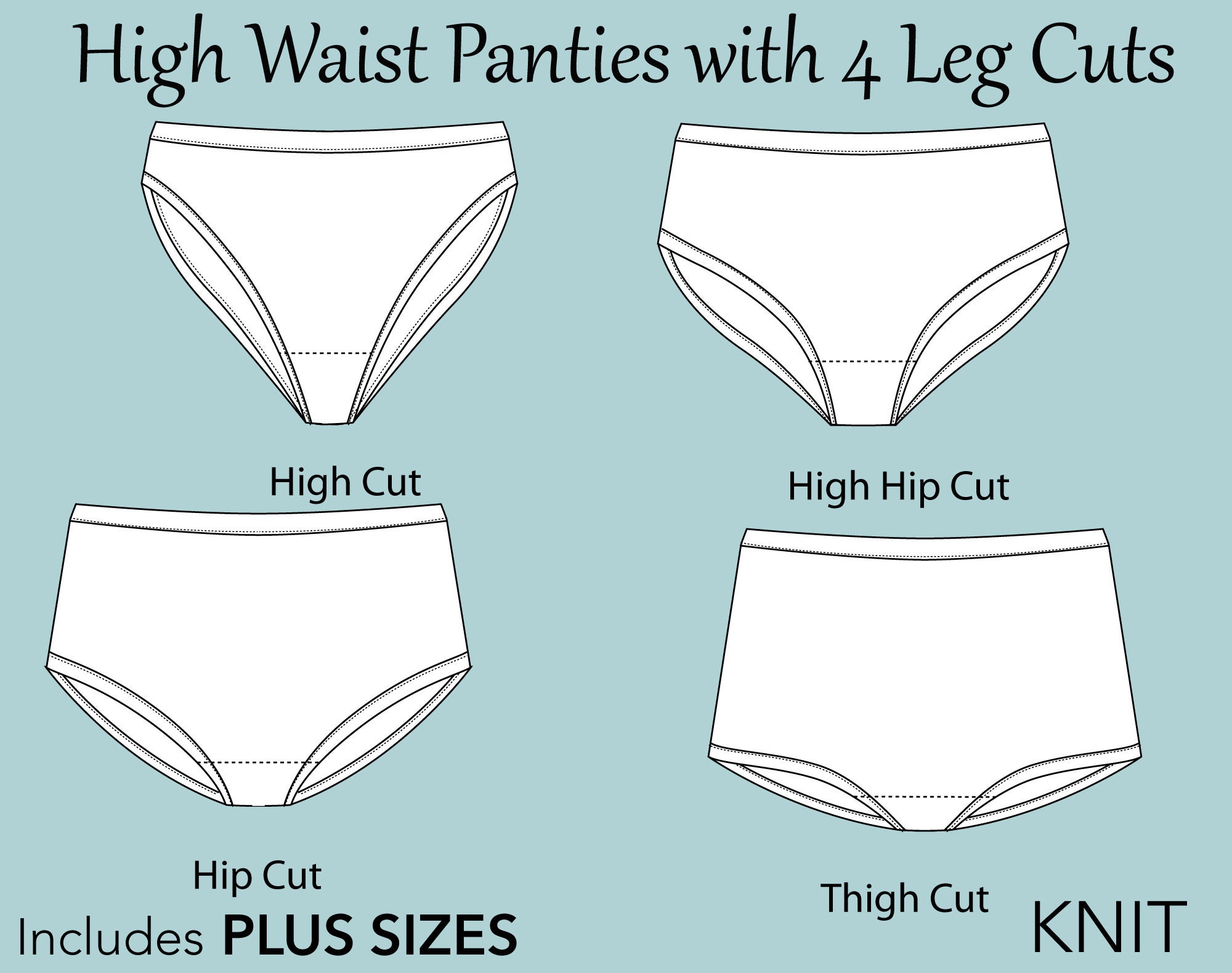 Printable Diy Thong Sewing Pattern