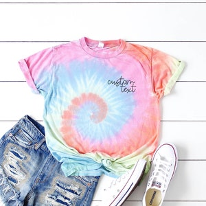 Tie Dye TShirt - Custom Tie Dye Shirt - Bride Shirt - Custom TShirt - Bachelorette Party Shirts - Bride Gift - Tie Dye -