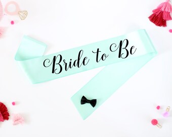 Bride to Be Bachelorette Sash - Bachelorette Party - Bride Gift - Bride to Be Sash - Bridal Shower - Bachelorette Sash- Bride to Be Gift