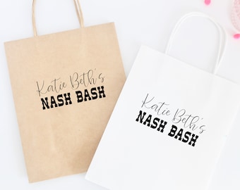 Nash Bash Gift Bag-Nash Bash Party-Personalized Gift Bag-Bachelorette Party Gift Bag-Bridesmaid Bag-Gift Bag-Nashville Bachelorette-Nashty