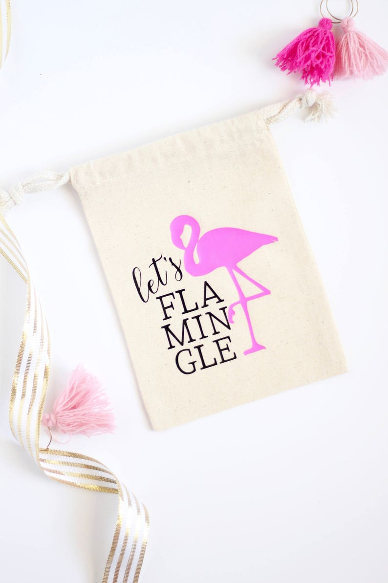 Flamingo Bachelorette Party Favor Let's Flamingle Hangover Kit Bachelorette Party Hangover Gift Let's Flamingle-Flamingo Bachelorette image 2