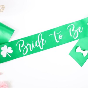 st patricks day sash