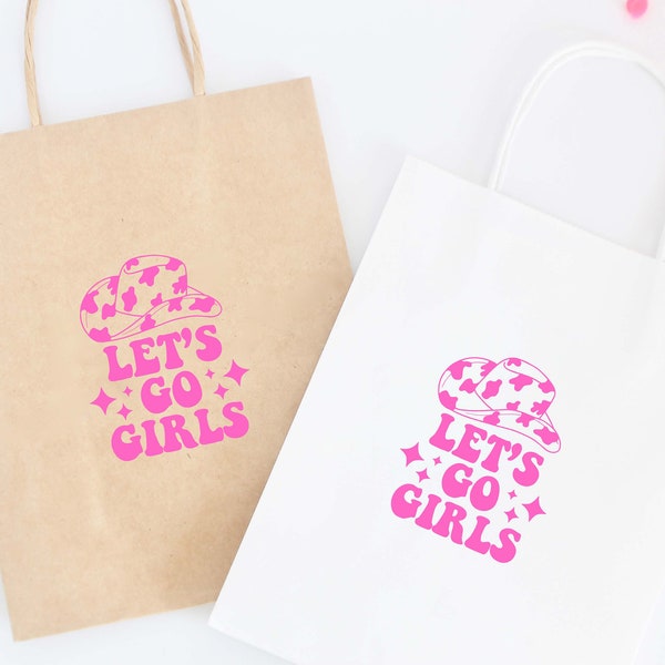 Let's Go Girls Gift Bag - Nash Bash Gift Bag- Nash Bash Party-Personalized Gift Bag-Bachelorette Party Gift Bag-Bridesmaid Bag-Gift Bag