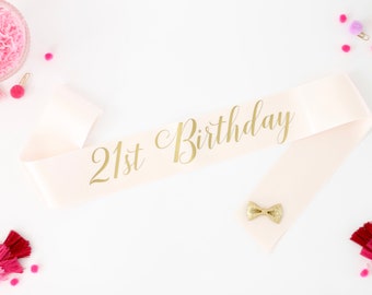 21st Birthday Sash - 21st Sash - 21st Birthday Party - Finally 21 - Birthday Sash - Birthday Party Sash - Finally Legal - 21st Birthday Gift