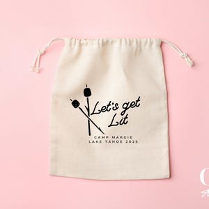 Camp Bachelorette Hangover Kit-Let&#39;s Get Lit Hangover Kit-Camping Survival Kit- Bachelorette Survival Kit-Mountain Bachelorette-Camp Bride