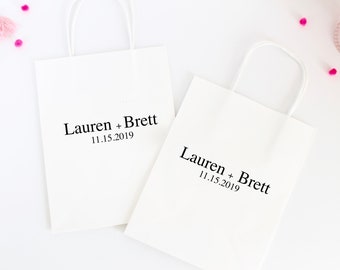 Welcome Gift Bag - Custom Gift Bag-Wedding Weekend Gift Bag-Welcome Party Bag-Out of Town Guest Bag - Personalized Bag- Wedding Gift Bag