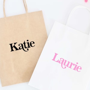 Personalized Gift Bag - Custom Gift Bag-Bridesmaid Gift Bag-Bachelorette Party Gift Bag-Bridesmaid Bag - Gift Bag - Wedding Gift Bag -