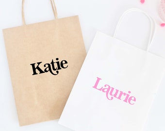 Personalized Gift Bag - Custom Gift Bag-Bridesmaid Gift Bag-Bachelorette Party Gift Bag-Bridesmaid Bag - Gift Bag - Wedding Gift Bag -