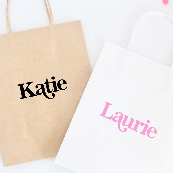Personalized Gift Bag - Custom Gift Bag-Bridesmaid Gift Bag-Bachelorette Party Gift Bag-Bridesmaid Bag - Gift Bag - Wedding Gift Bag -