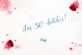 I&#39;m 50 Bitches! Birthday Sash - 50th Birthday Sash - 50th  Birthday Party - 50 and Fabulous - Birthday Sash - Birthday Party