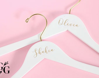 Custom Bridal Party Hanger - Bridesmaid Hanger - Bride Hanger - Personalized Hanger - Dress Hanger - Monogram Hanger - Bridesmaid Gift