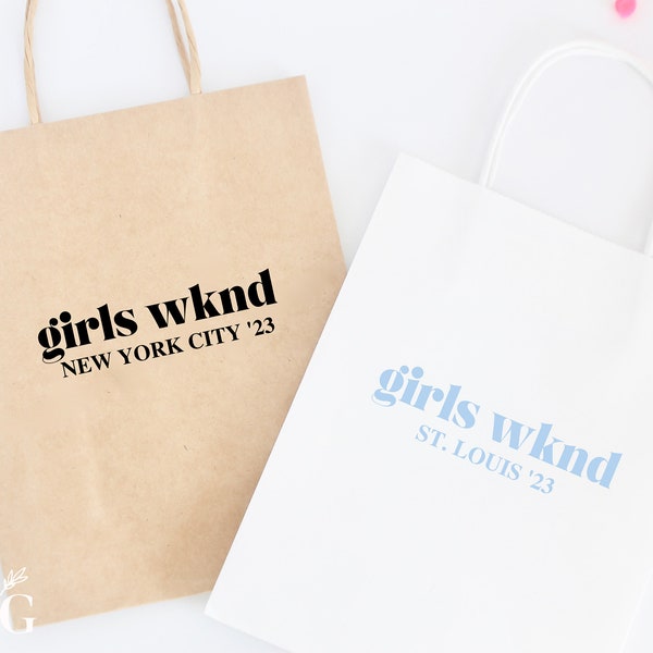 Girls Weekend Gift Bag - Girls Weekend Bag - Girls Getaway - Girls Weekend - Gift Bag - Personalized Gift Bag - Girls Trip - Girls Trip Bag