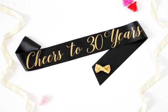 30th Birthday Sash Birthday Sash 30 Birthday Sash Riding Thirty Ridin/' Thirty Glitter Gold Sash Dirty Thirty Ridin Thirty Sash