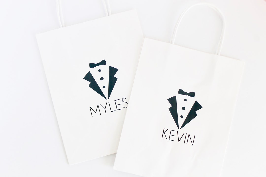 Personalized Gift Bag Best Man Gift Bag Groomsman Gift Bag Etsy