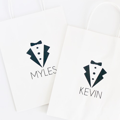 Personalized Gift Bag Gift Bag Groomsman Gift Bag Etsy