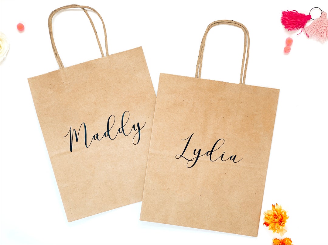Personalized Gift Baggift Bagbridesmaid Gift Etsy