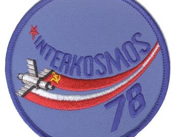 Vintage Sovjet-ruimteprogramma Interkosmos 78-patch
