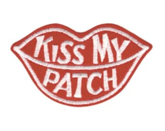 Leuke Kiss My Lips-patch
