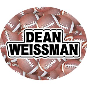 Football Labels | Personalized Labels | Camp Labels | Clothing Labels | Personalized | School Labels | Machine Washable | Waterproof