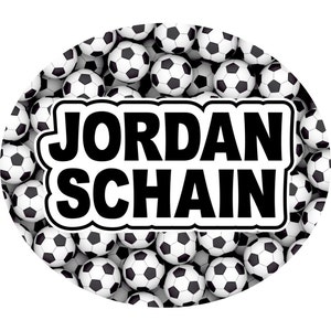 Soccer Ball Labels | Personalized Labels | Camp Labels | Clothing Labels | Personalized | School Labels | Machine Washable | Waterproof