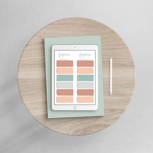 Hand Lettered Menu - Etsy