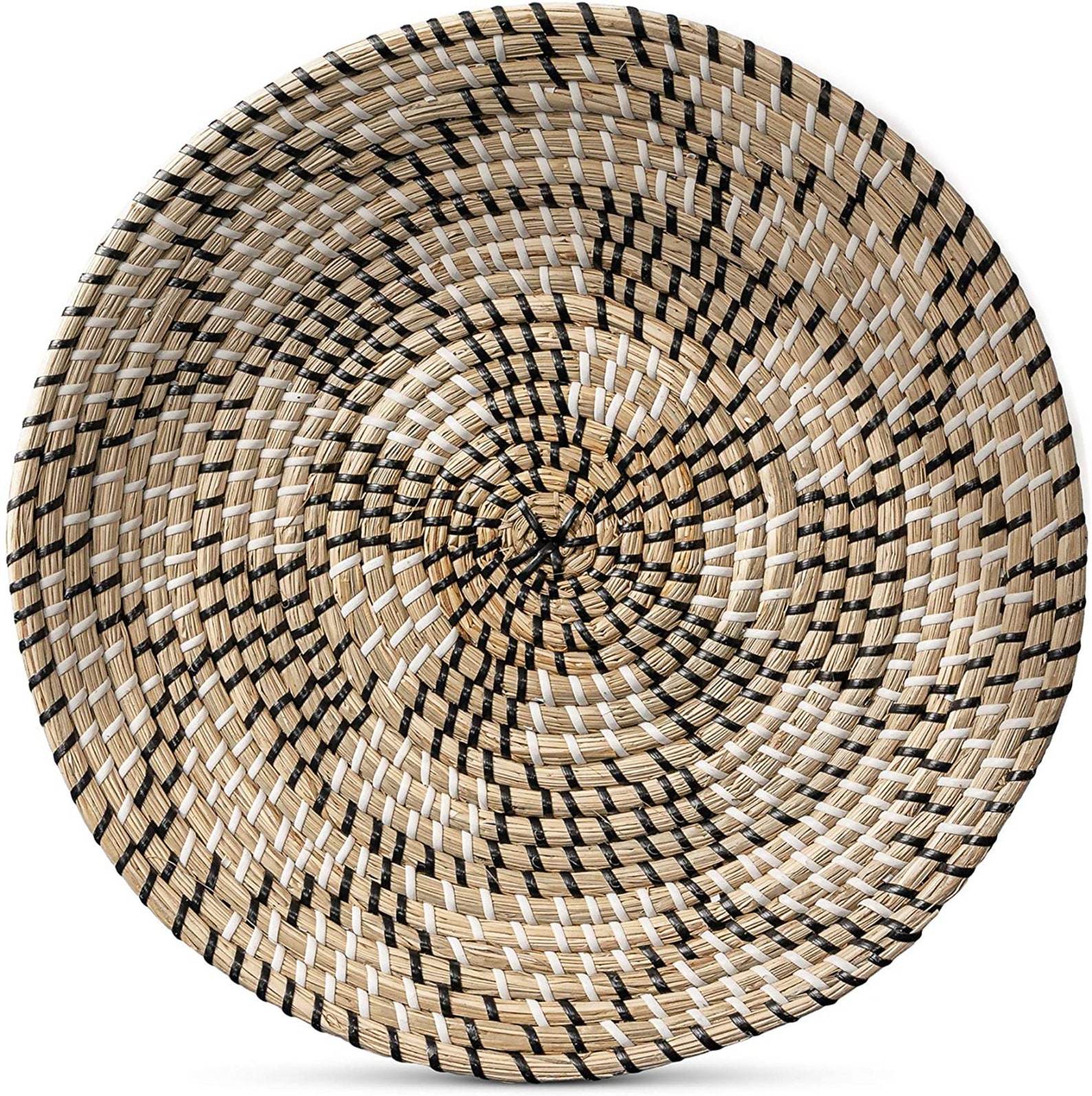 Wicker Wall Basket Decor Wall Hanging Woven Seagrass Round Etsy
