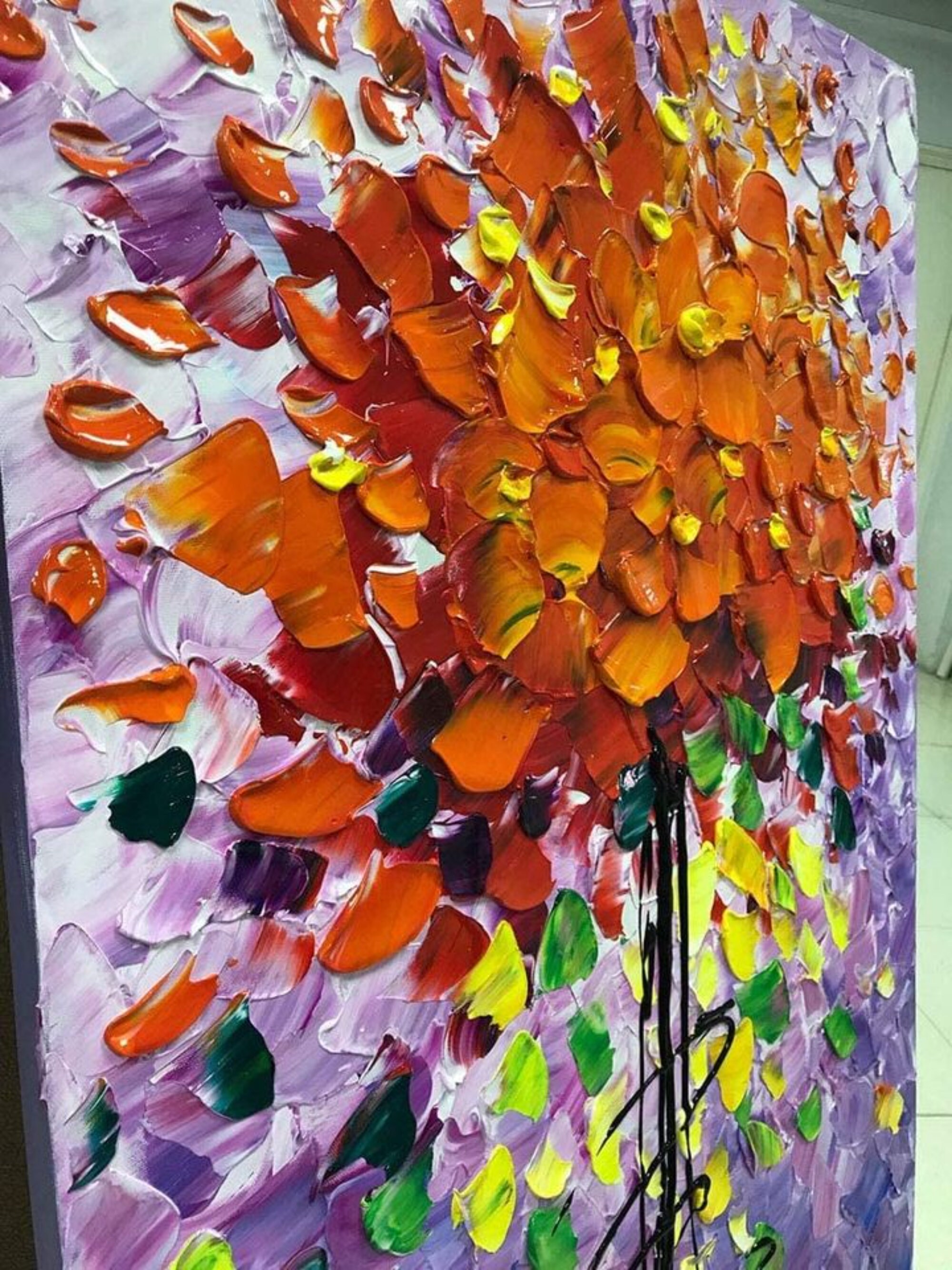 Large Hand Painted Wall Art for sale Only 4 left at 70