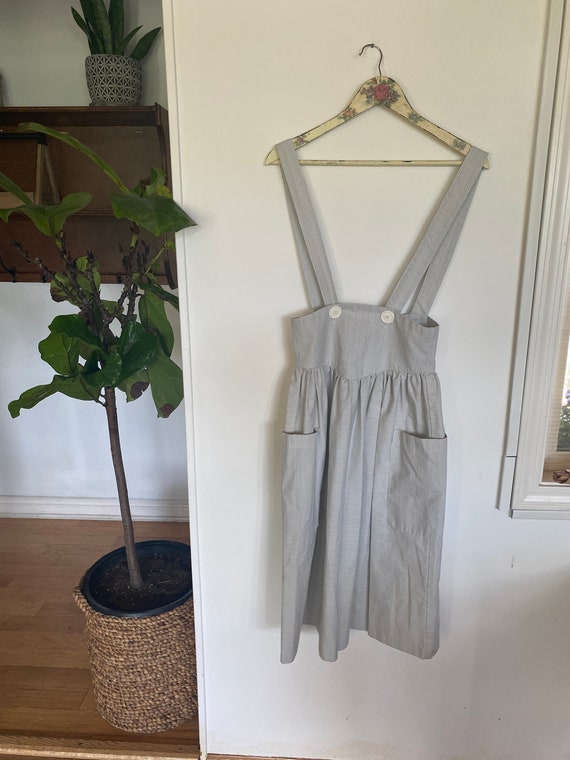 Vintage Women's Pinafore Skirt/ Extra Small/ Small