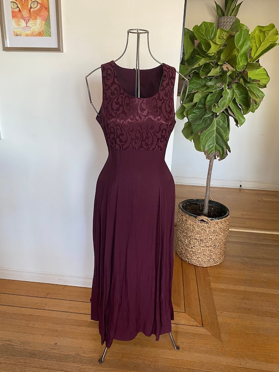 Vintage Women's dress / Red Dress / Vintage women'