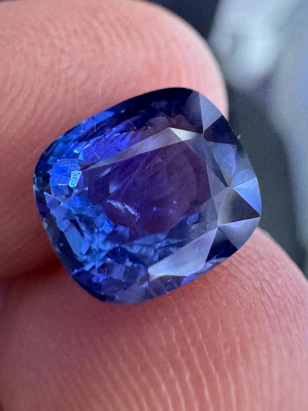Saphir Bleu Naturel De Madagascar – 4.5 X 3.6 Mm, 0.35 Ct, Chauffé, Pierre Précieuse