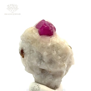 Rare Ruby from Afghanistan, Natural Ruby On Matrix with Beautiful Mica , Rare Ruby Specimen, Mineral Rock, Ruby Rough, Ruby Crystal,