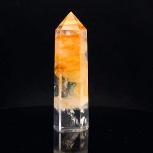 Hematoid Golden Healer Quartz Tower - Grounding Stone from Brazil