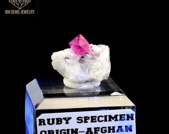 Afghanistan Ruby on matrix top quality.