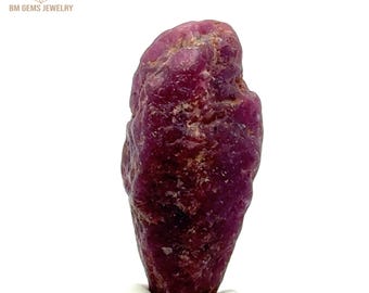 Raw Ruby Crystal: Natural Myanmar Ruby Rock