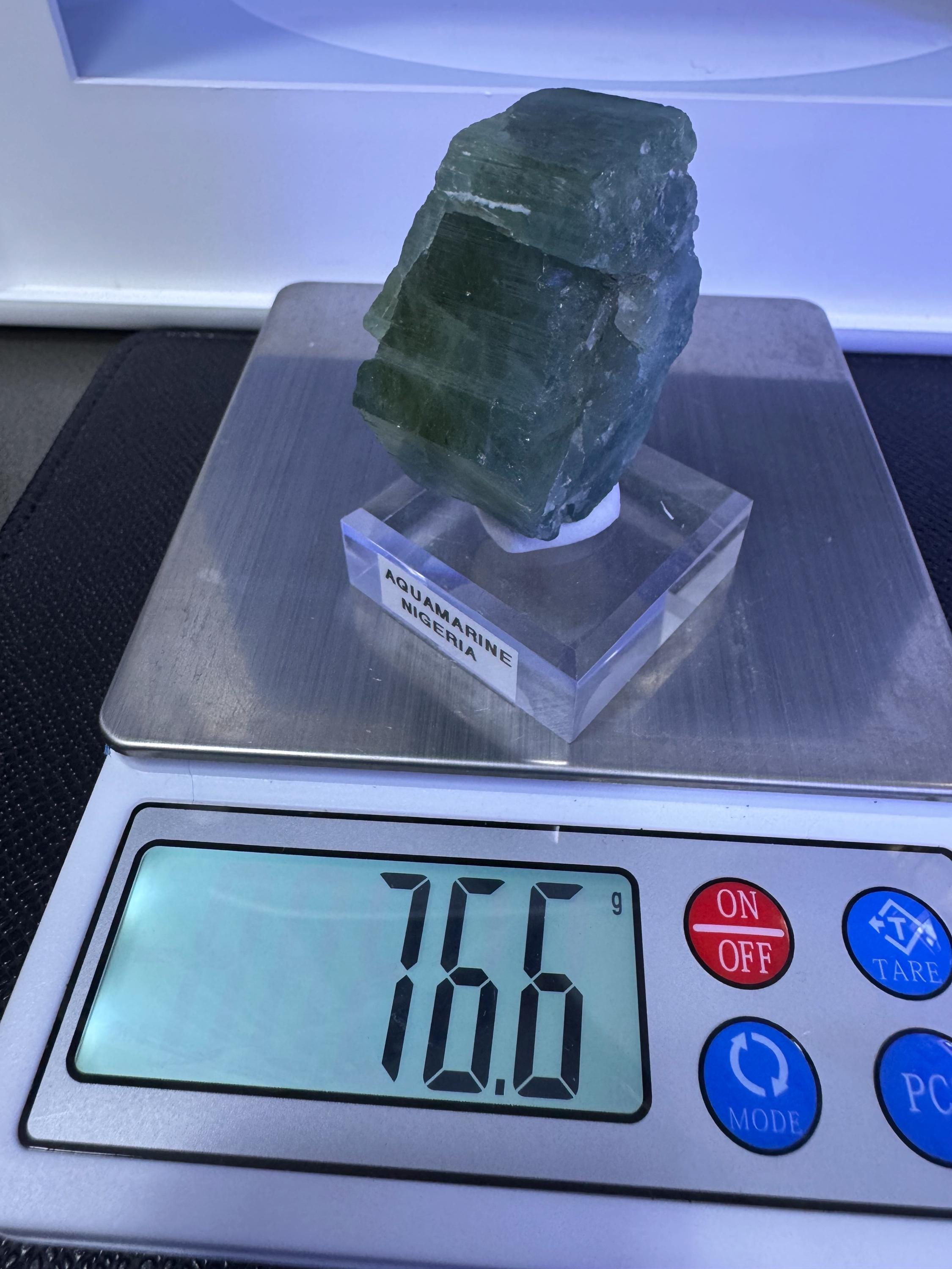 ナイジェリア産天然アクアマリン原石 76.6グラム - Etsy 日本