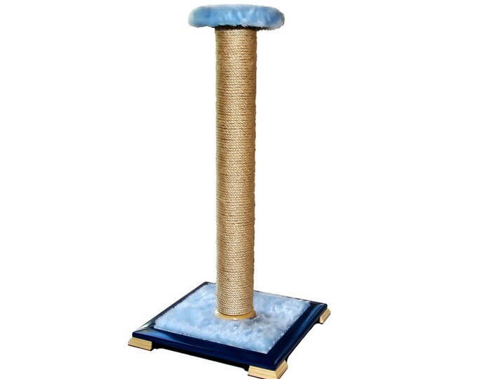 Cat scratching post Gloria 36 x 50 x 83 cm Brown Wood Steel Sisal
