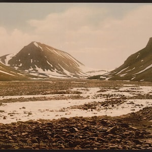 ノルウェー、スピッツベルゲンのアドベント ベイのトベルダーレン] 1890 年。ヴィンテージ写真ポストカード再版 8x10 アップ。ノルウェー スピッツベルゲン島