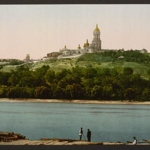 La Lavra, Kiev, Rússia (ou seja, Ucrânia)] 1890. Reimpressão de cartão postal fotográfico vintage 8x10 pol.