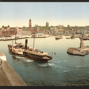 Kopenhagen, Helsingborg, Schweden] 1897. Vintage Foto Postkarte Nachdruck 20x30. Schweden Helsingborg