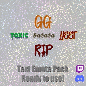 Text Emote Pack 1