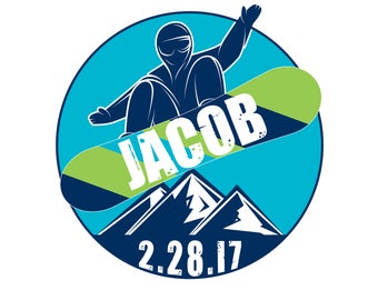 Snowboard Bar Mitzvah Logo