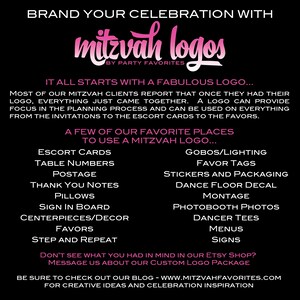 Sunglasses Bat Mitzvah Logo image 3