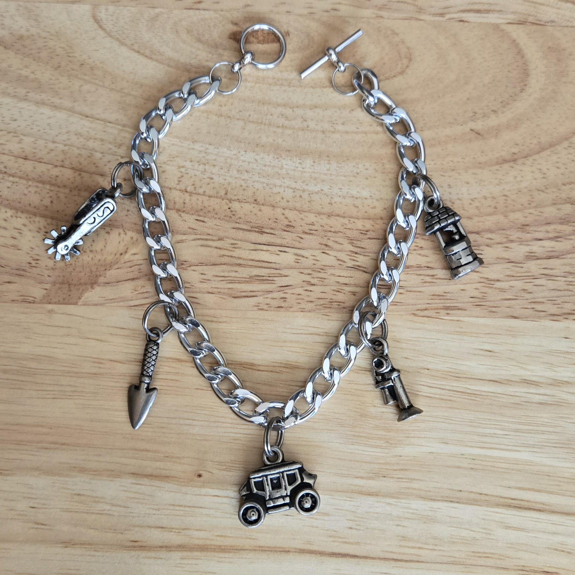 Old West Themed Charm Bracelet