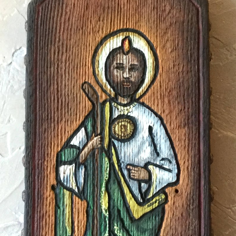 Retable de Saint Jude Sainte patronne des Causes perdues Art Etsy Retable de Saint Jude Sainte patronne des Causes perdues Art Etsy