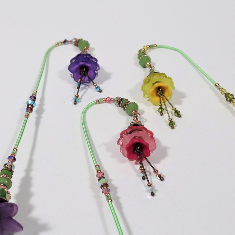 Small Decorative Plant Stakes. Fairy Garden Flowers. Lantern. Etsy