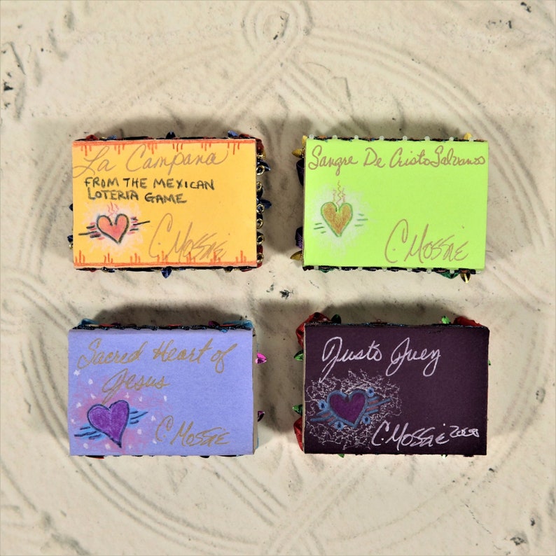 Religious Matchbox Pocket Shrine Shadowbox With Necklace. Buddhist ...
