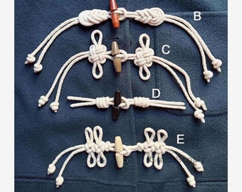 2 pairs of Duffle coat toggle button,toggle closures for cape coat,sweaters, customer orders