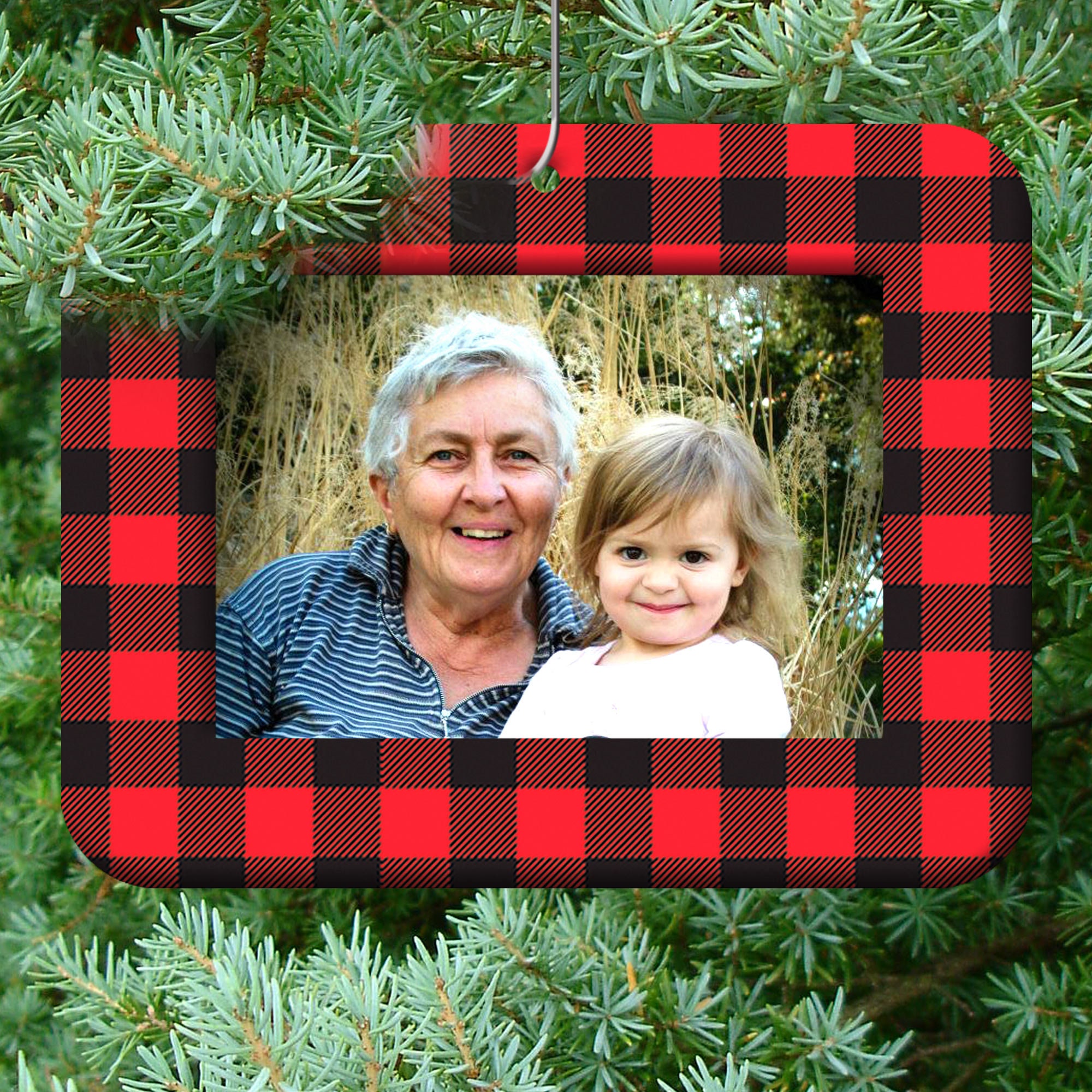 Mini Photo Frame, Christmas Tree Ornament, Set of 6, Horizontal Etsy