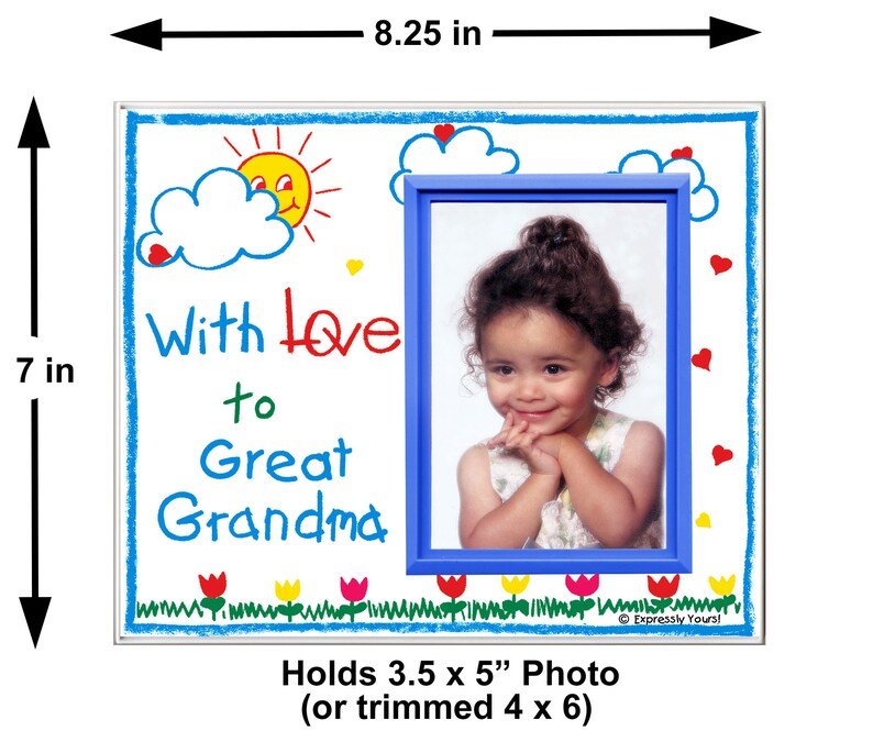 With Love to Great Grandma Picture Frame Gift Etsy